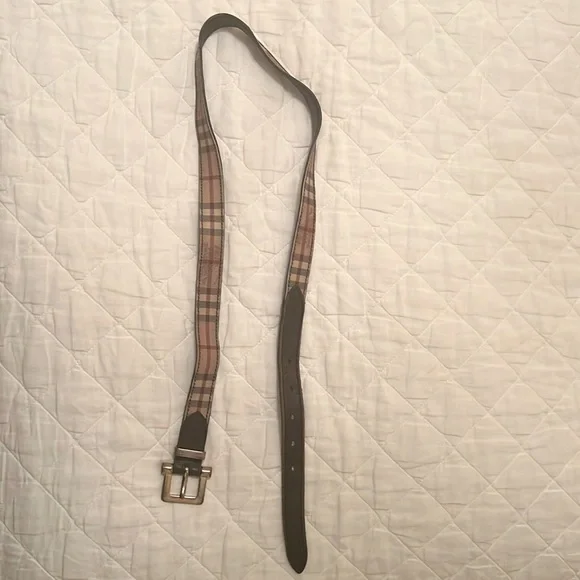 Burberry belt (women’s) 40 inches Y# BURBERRY beige Leather Women main image 2